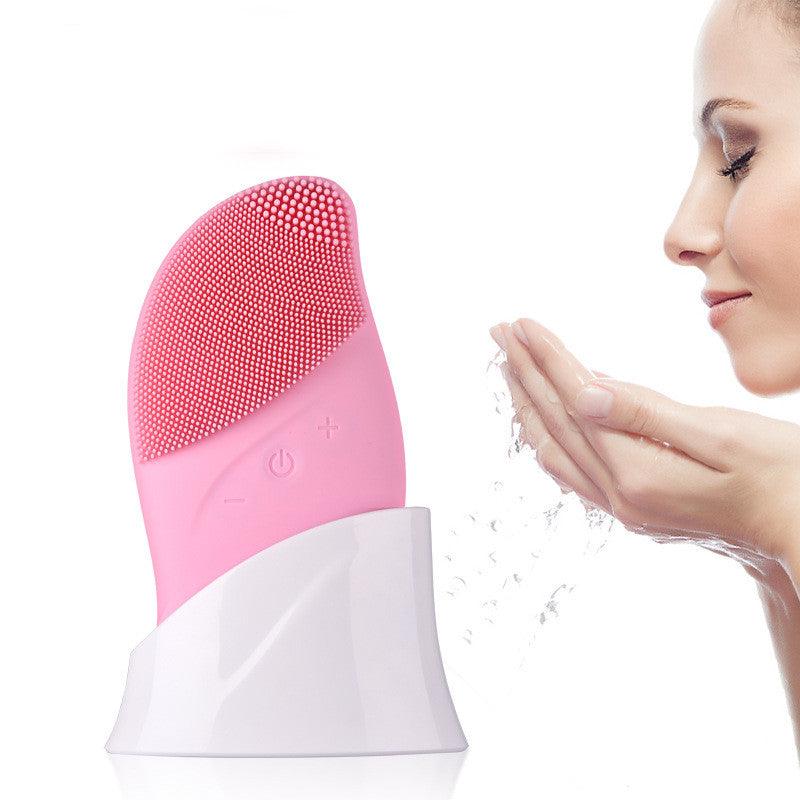 Wireless charging silicone face brush - Nioor