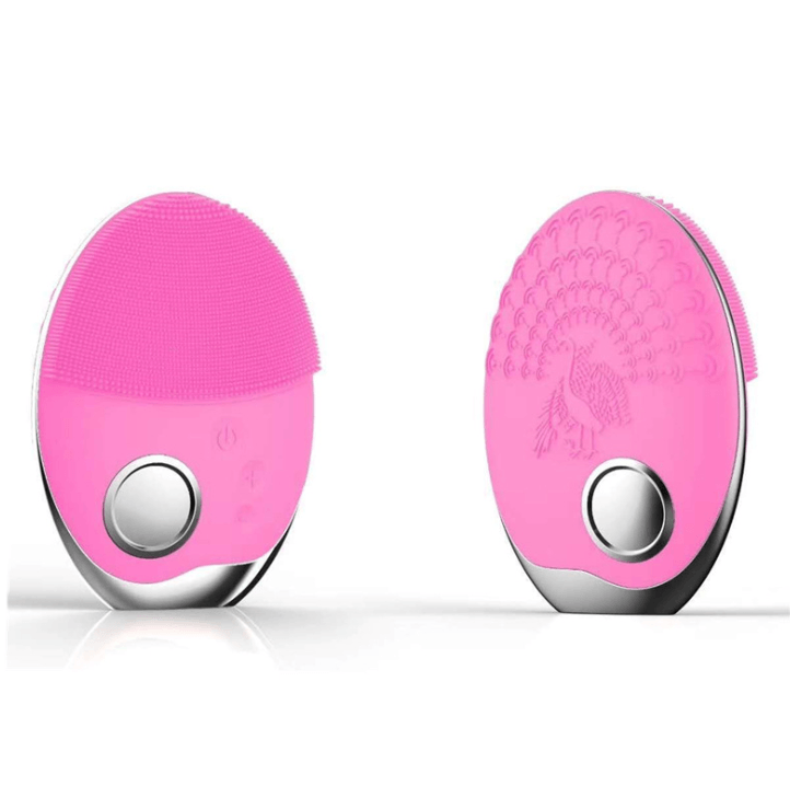 Wireless charging skin cleansing beauty instrument electric cleaning brush ultrasonic vibration wash brush - Nioor