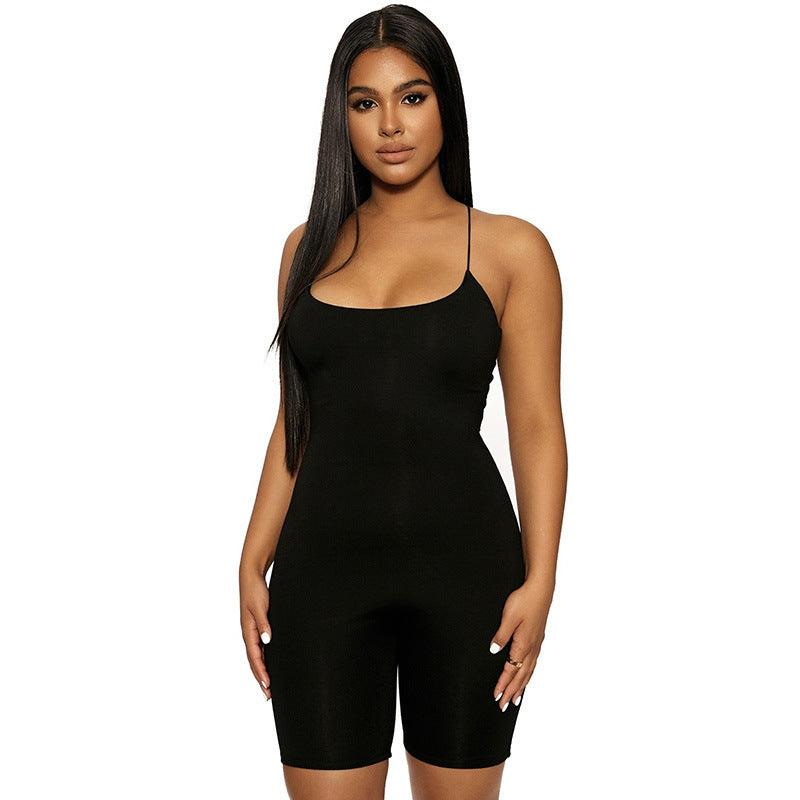 Woman Rompers Bar Club Bodycon Bodysuit Jumpsuit - Nioor