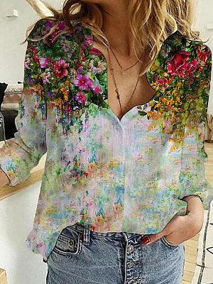 Women's 3D Digital Printing Shirt - Nioor