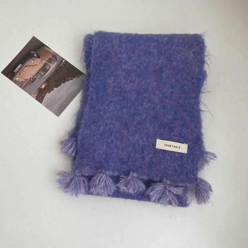 Women's Autumn And Winter Warm Wool Scarf - Nioor