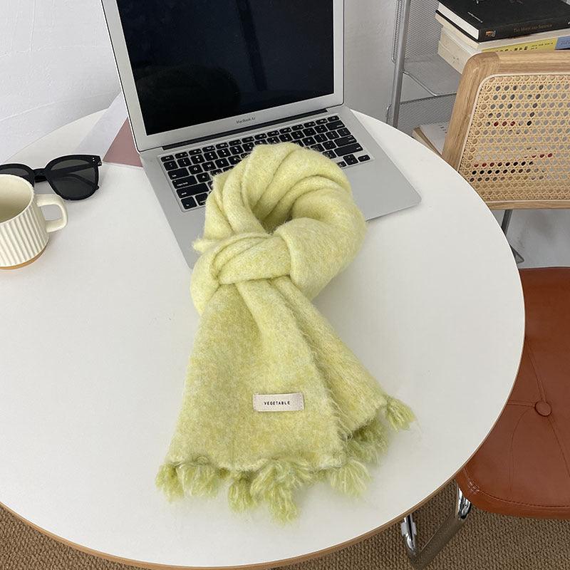 Women's Autumn And Winter Warm Wool Scarf - Nioor