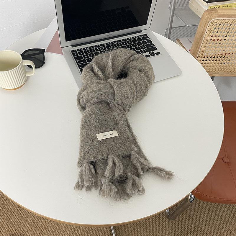 Women's Autumn And Winter Warm Wool Scarf - Nioor