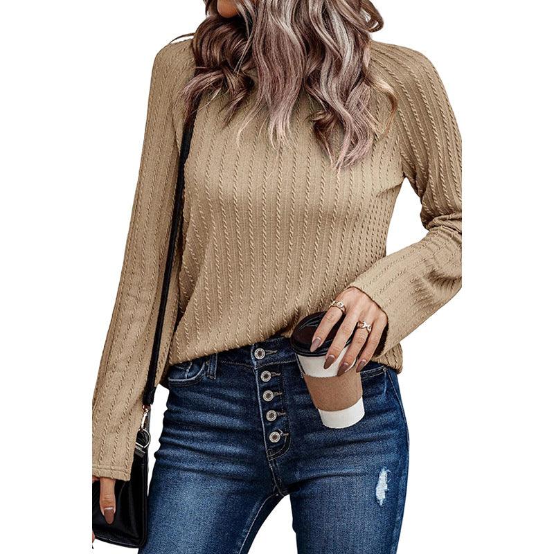 Women's Autumn Solid Color Knitwear - Nioor