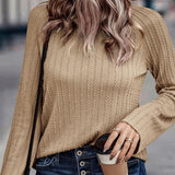 Women's Autumn Solid Color Knitwear - Nioor