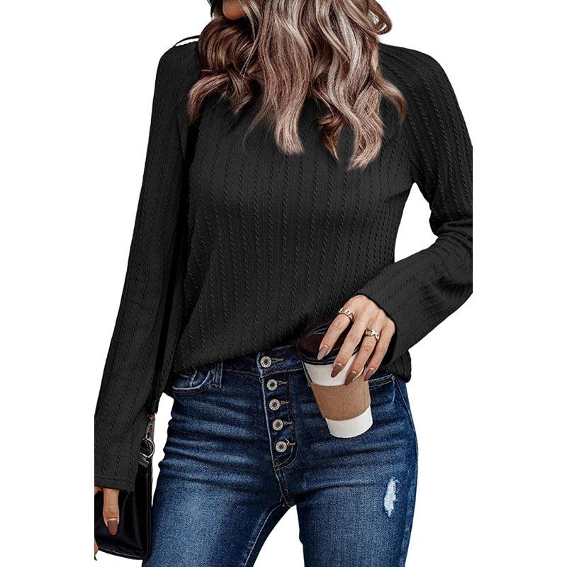 Women's Autumn Solid Color Knitwear - Nioor