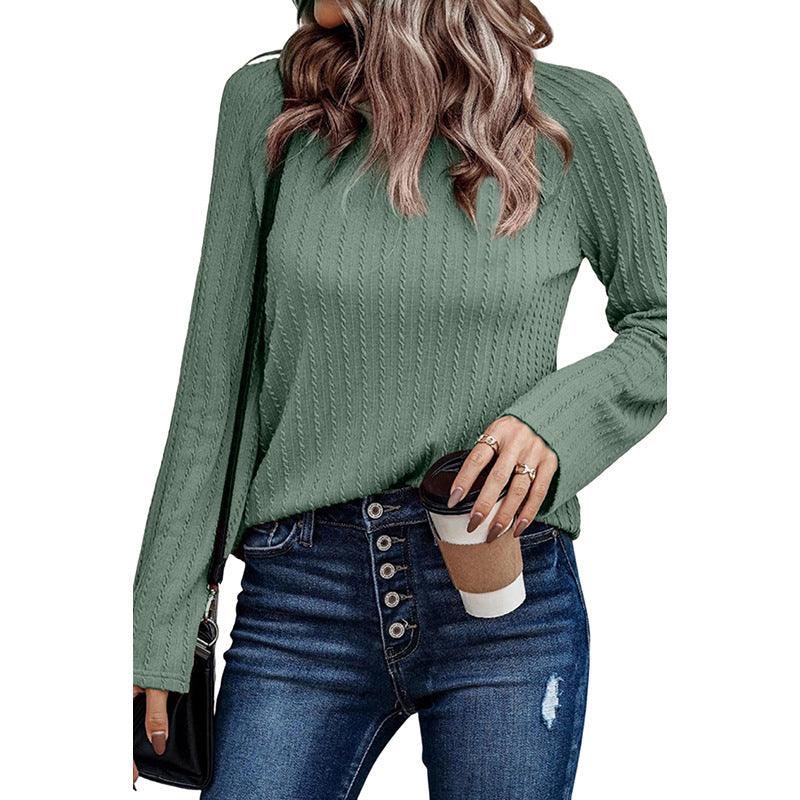 Women's Autumn Solid Color Knitwear - Nioor