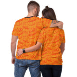 Women's Cartoon Pumpkin Casual Couple Digital Printed T-shirt - Nioor