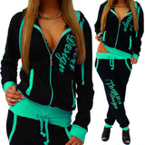 Women's Casual Knitted Sportswear Suit - Nioor