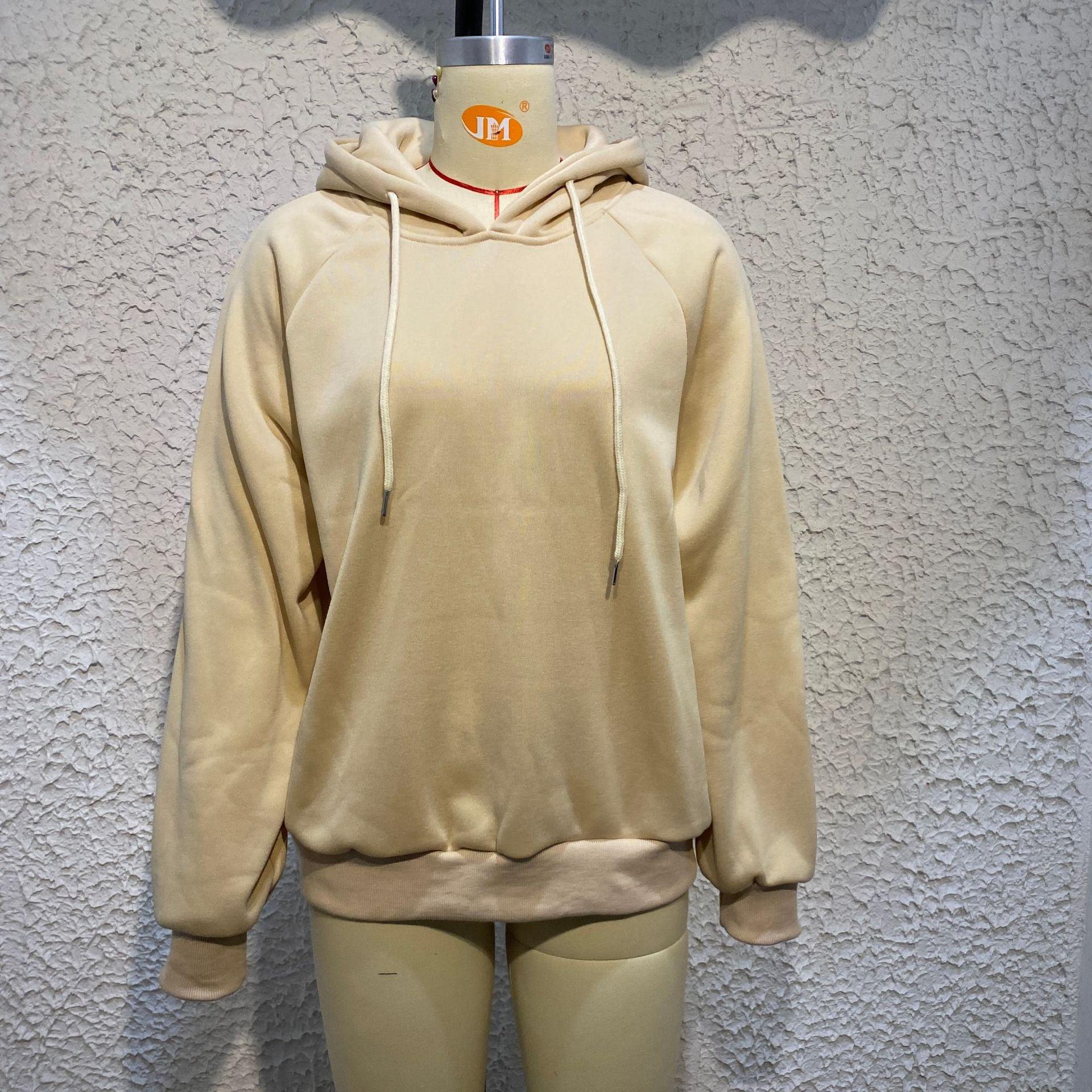 Women's Casual Long Sleeve Loose Hoodie - Nioor