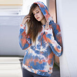 Women's Cotton Tie Dyed Sweater Coat - Nioor