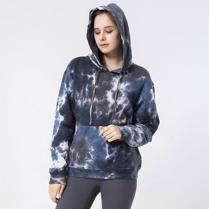 Women's Cotton Tie Dyed Sweater Coat - Nioor