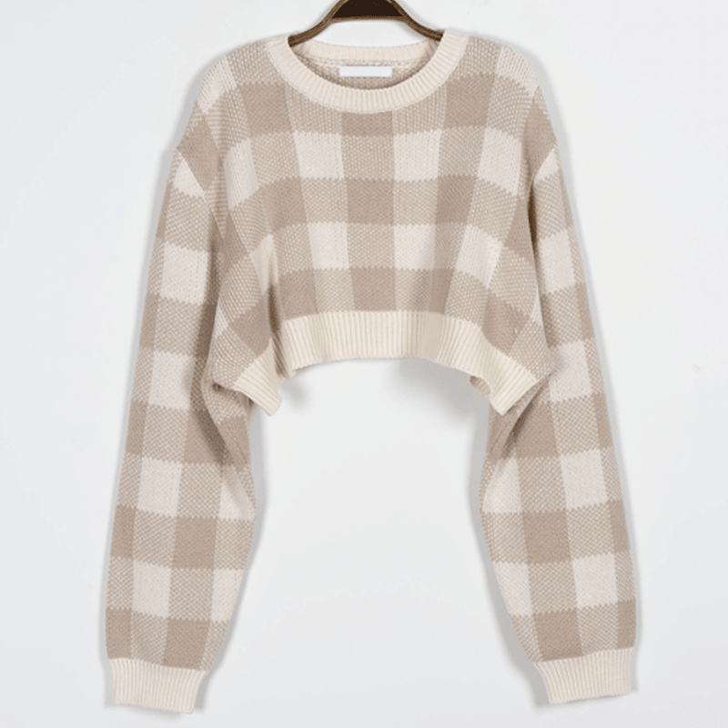 Women's Early Autumn Short And Thin Sweater - Nioor