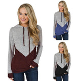 Women's Fashion Autumn And Winter Patchwork Sweater Colored Cotton - Nioor