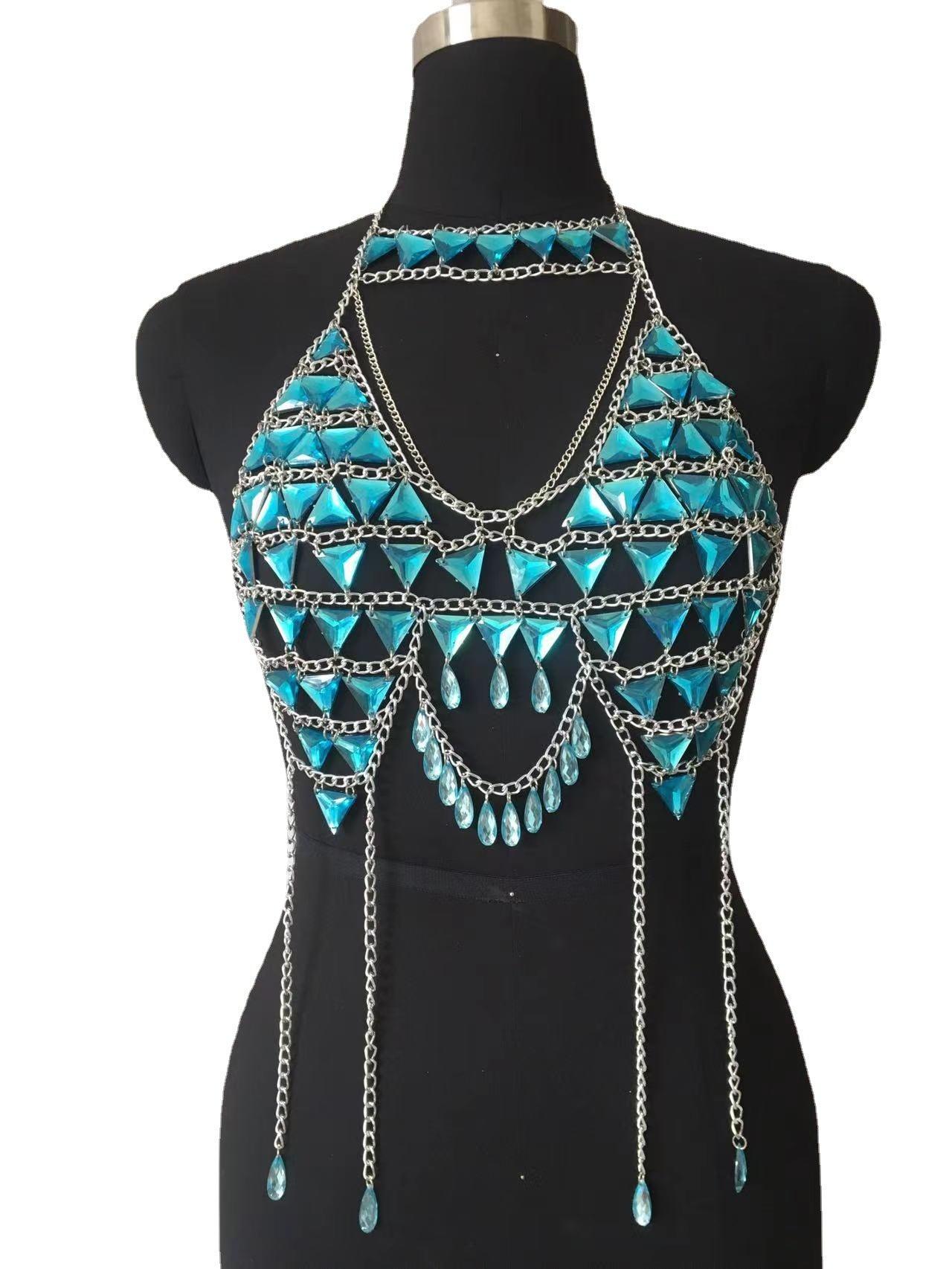 Women's Fashion Body Chains Vest - Nioor