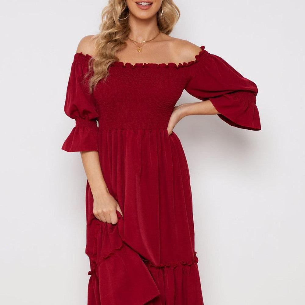 Women's Fashion Casual Long Dress - Nioor