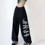 Women's Fashion Casual Sports Hip Hop Drawstring Sweatpants - Nioor