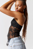 Women's Fashion Lace Tube Top - Nioor