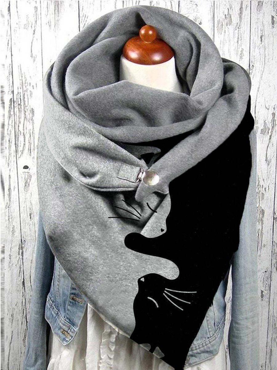 Women's Fashion Leisure Warm Clip Scarf - Nioor