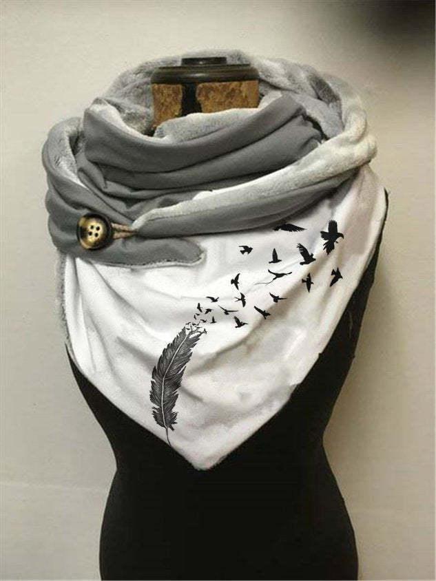 Women's Fashion Leisure Warm Clip Scarf - Nioor