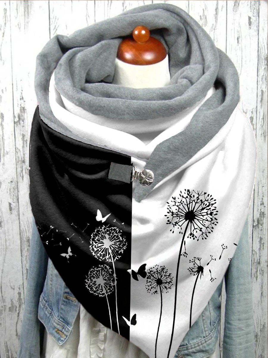 Women's Fashion Leisure Warm Clip Scarf - Nioor