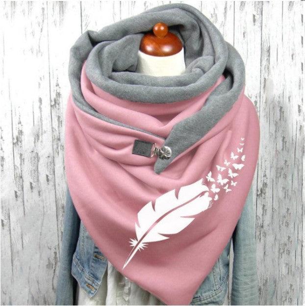 Women's Fashion Leisure Warm Clip Scarf - Nioor