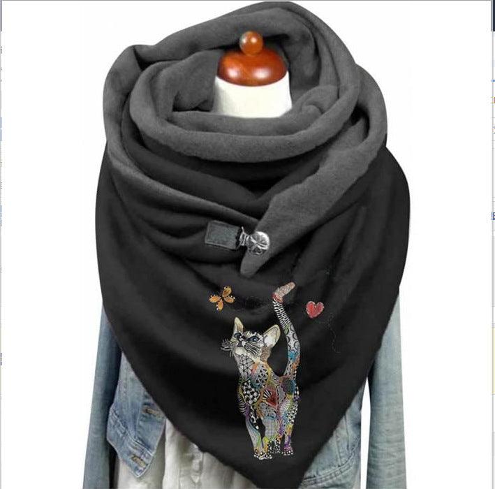 Women's Fashion Leisure Warm Clip Scarf - Nioor