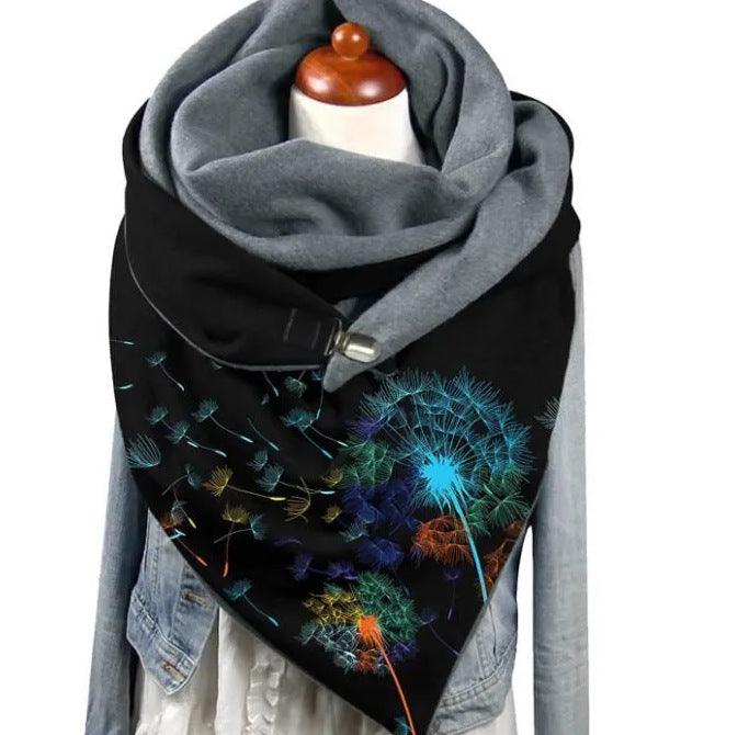 Women's Fashion Leisure Warm Clip Scarf - Nioor