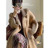 Women's Fashion Long Knitted Jacket - Nioor