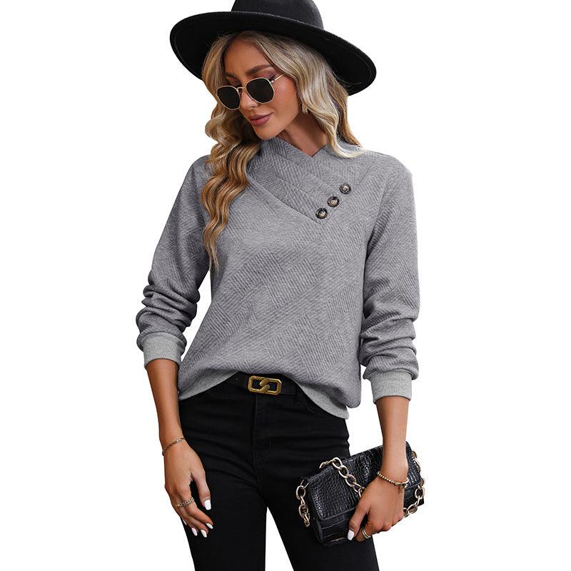 Women's Fashion Long Sleeve Sweater - Nioor