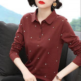 Women's Fashion Personality Polo Top - Nioor