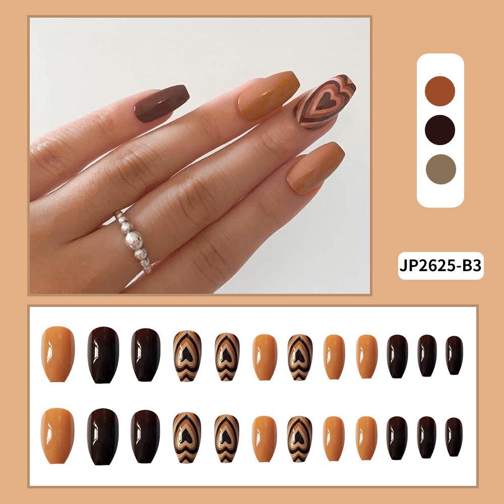 Women's Fashion Removable Wearable Fake Nails - Nioor