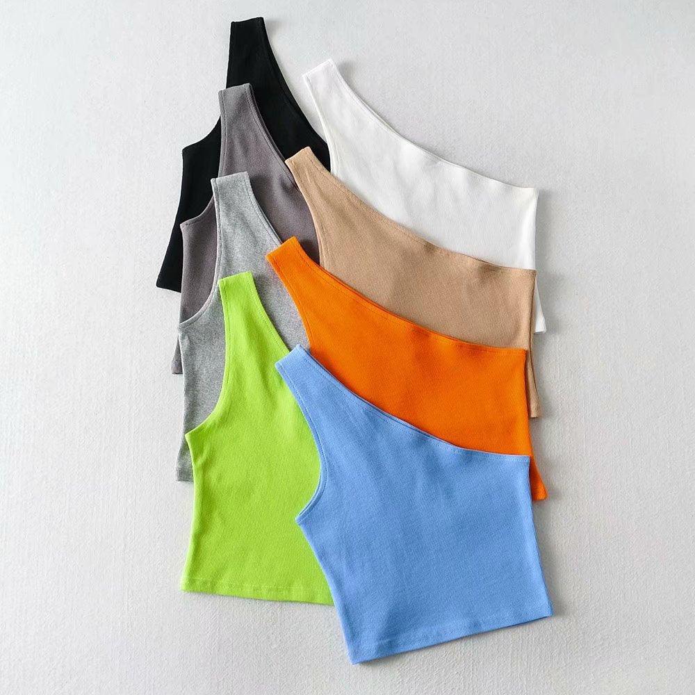 Women's Fashion Short Shoulder Vest - Nioor