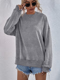 Women's Fleece-lined Hooded Casual Loose Sweater - Nioor