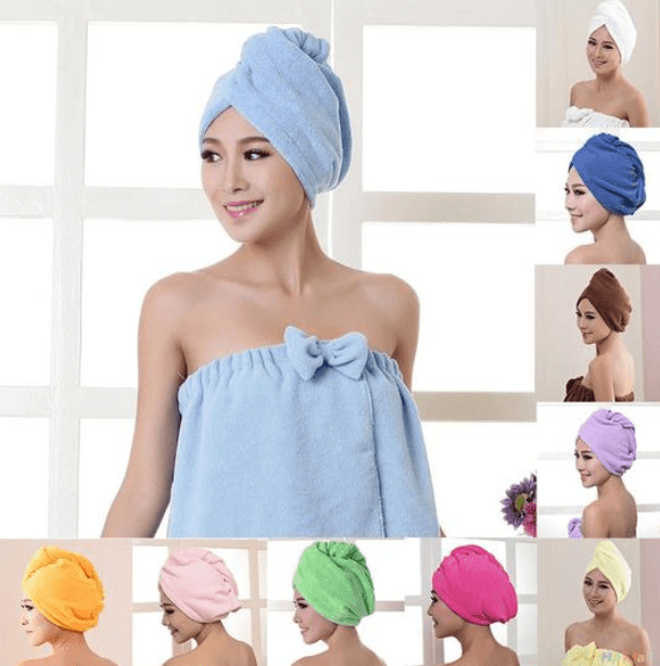 Women's Hair Dryer Cap, Absorbent Dry Hair Towel - Nioor