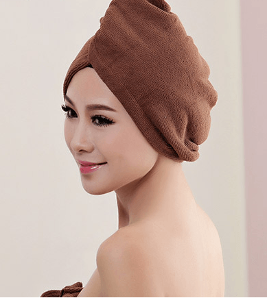 Women's Hair Dryer Cap, Absorbent Dry Hair Towel - Nioor