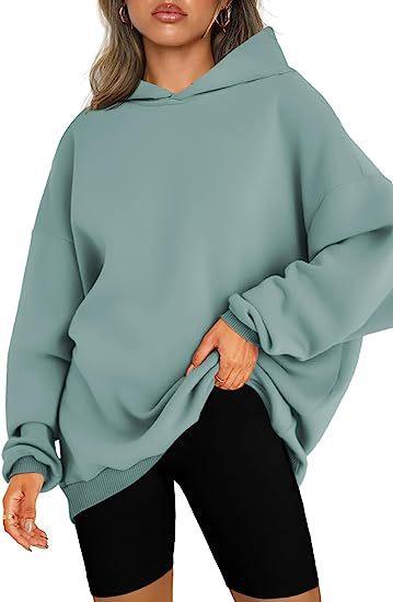 Women's Hooded Pullover Oversized Loose Sweater - Nioor