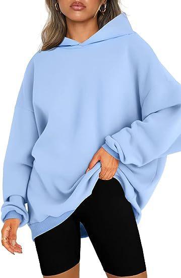 Women's Hooded Pullover Oversized Loose Sweater - Nioor