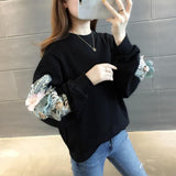 Women's Korean Version Of Loose Long-sleeved Large Size Jacket Female Tops Sweatshirt - Nioor