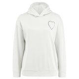 Women's Long-sleeved Pullover Hoodie Love - Nioor