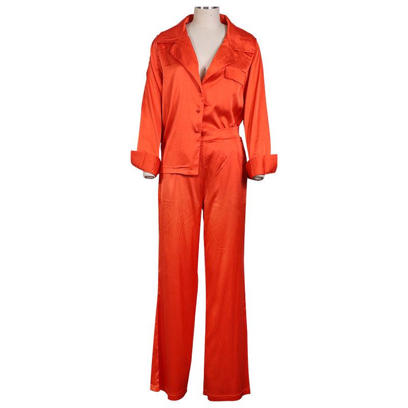 Women's Loose Casual Pants Suit - Nioor