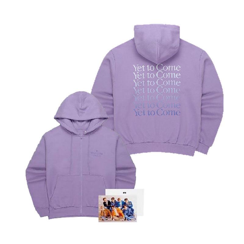 Women's Purple Zip Sweater Hoodie - Nioor