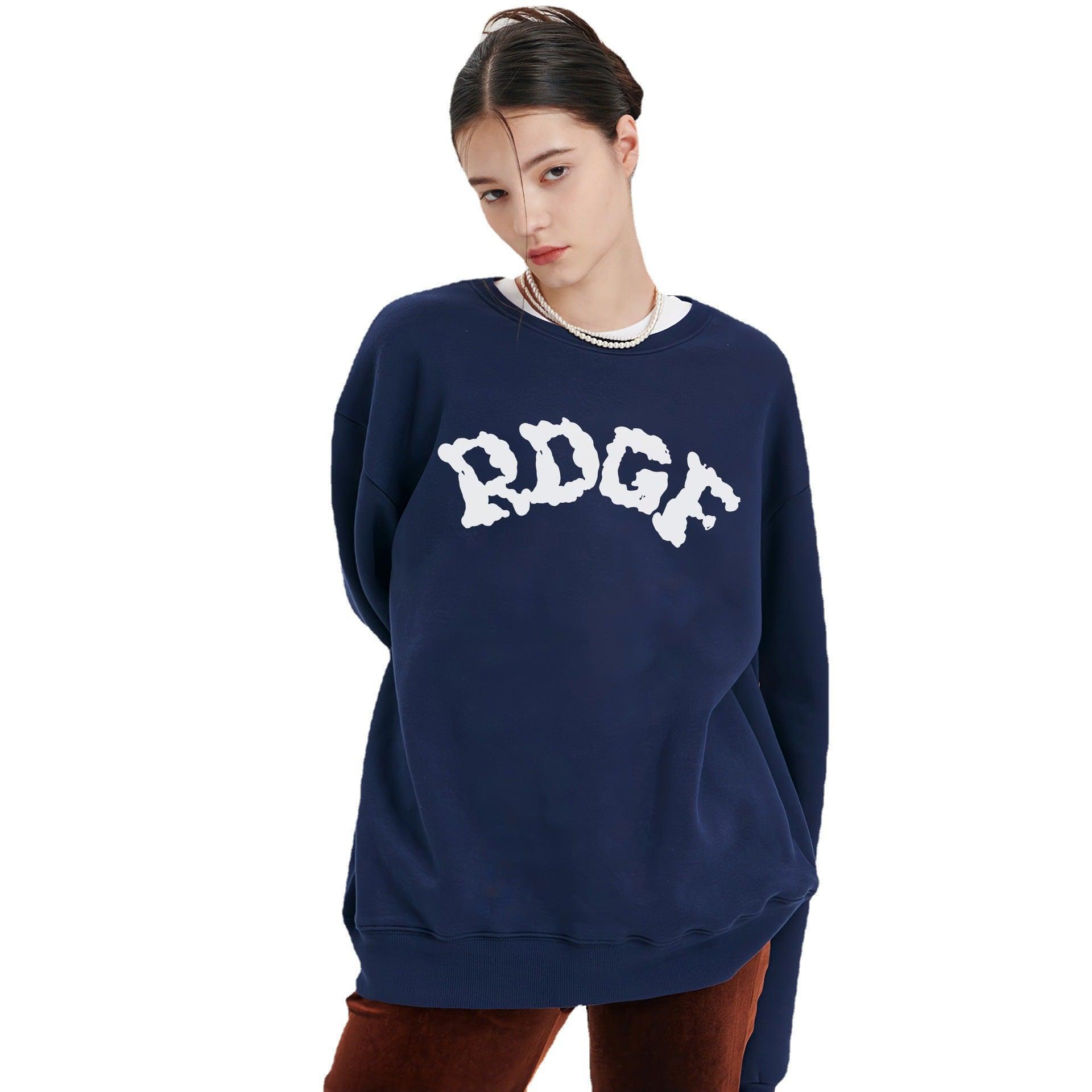 Women's Round Neck Loose Sweater - Nioor