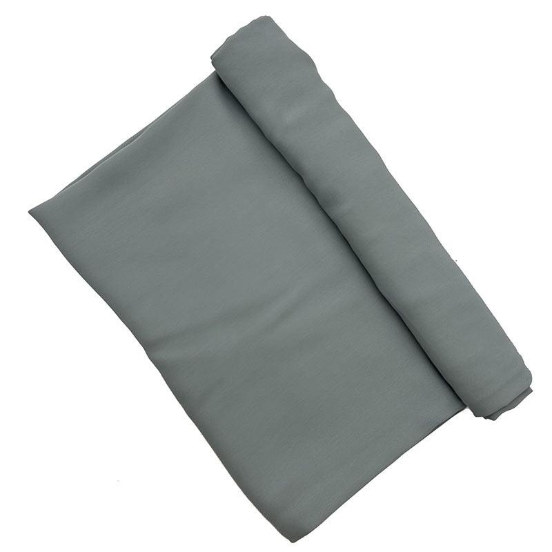 Women's Satin Chiffon Pleated Scarf - Nioor