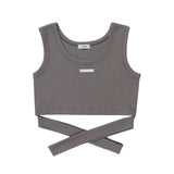 Women's Street Fashion Special-interest Design Short Strap Vest - Nioor