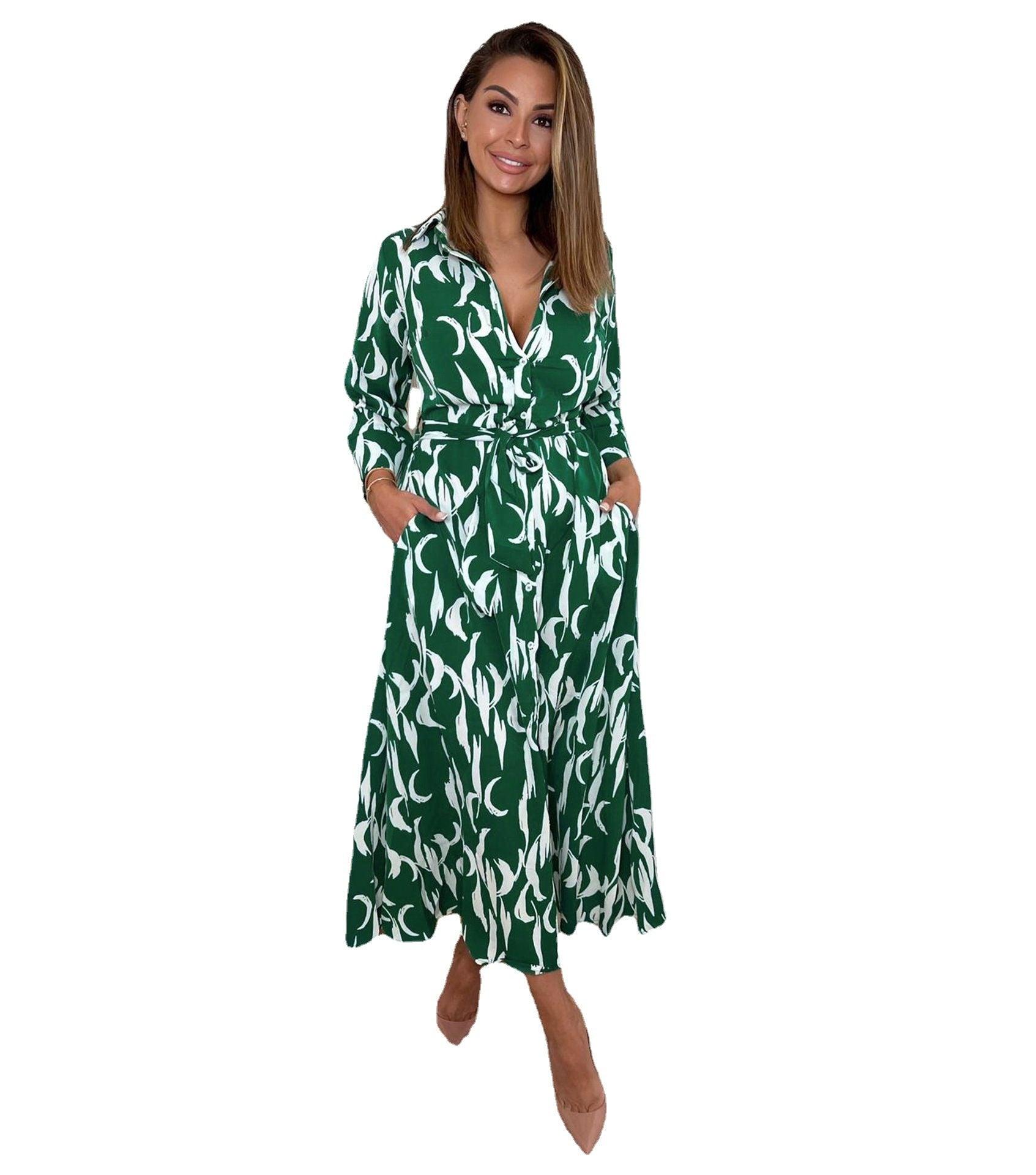 Women's Summer Bohemian Printing Slip Dress - Nioor