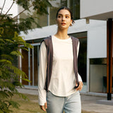 Women's T-shirt New Solid Loose Versatile Round Neck - Nioor