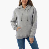 Women's Thermal Sherpa Pocket Hooded Sports Sweatshirt Jacket - Nioor