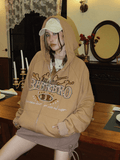 Women's Thin Vintage Hooded Sweatshirt - Nioor