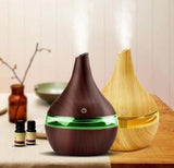 Wood grain tip humidifier air purifier - Nioor